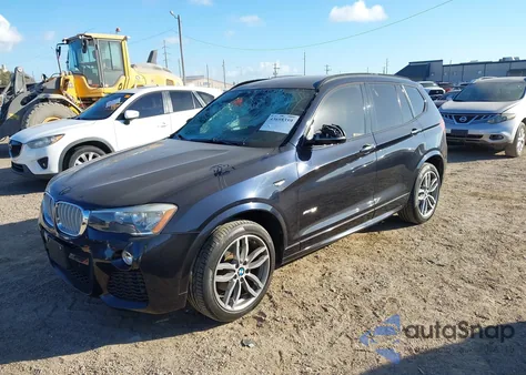 2017 BMW X3 Sdrive28I from USA, damaged, VIN 5UXWZ7C53H0T44335